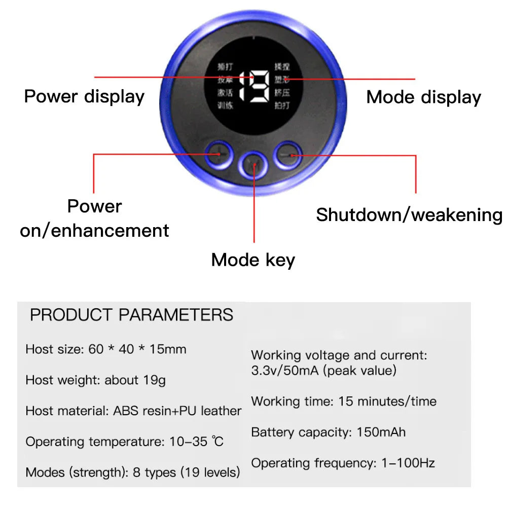 Electric Pulse Neck Massager EMS Cervical Massage For Neck Back Eletric muscle stimulator Tens electrostimulator