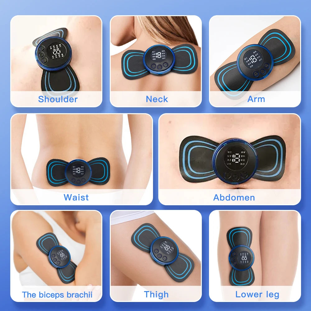 Electric Pulse Neck Massager EMS Cervical Massage For Neck Back Eletric muscle stimulator Tens electrostimulator